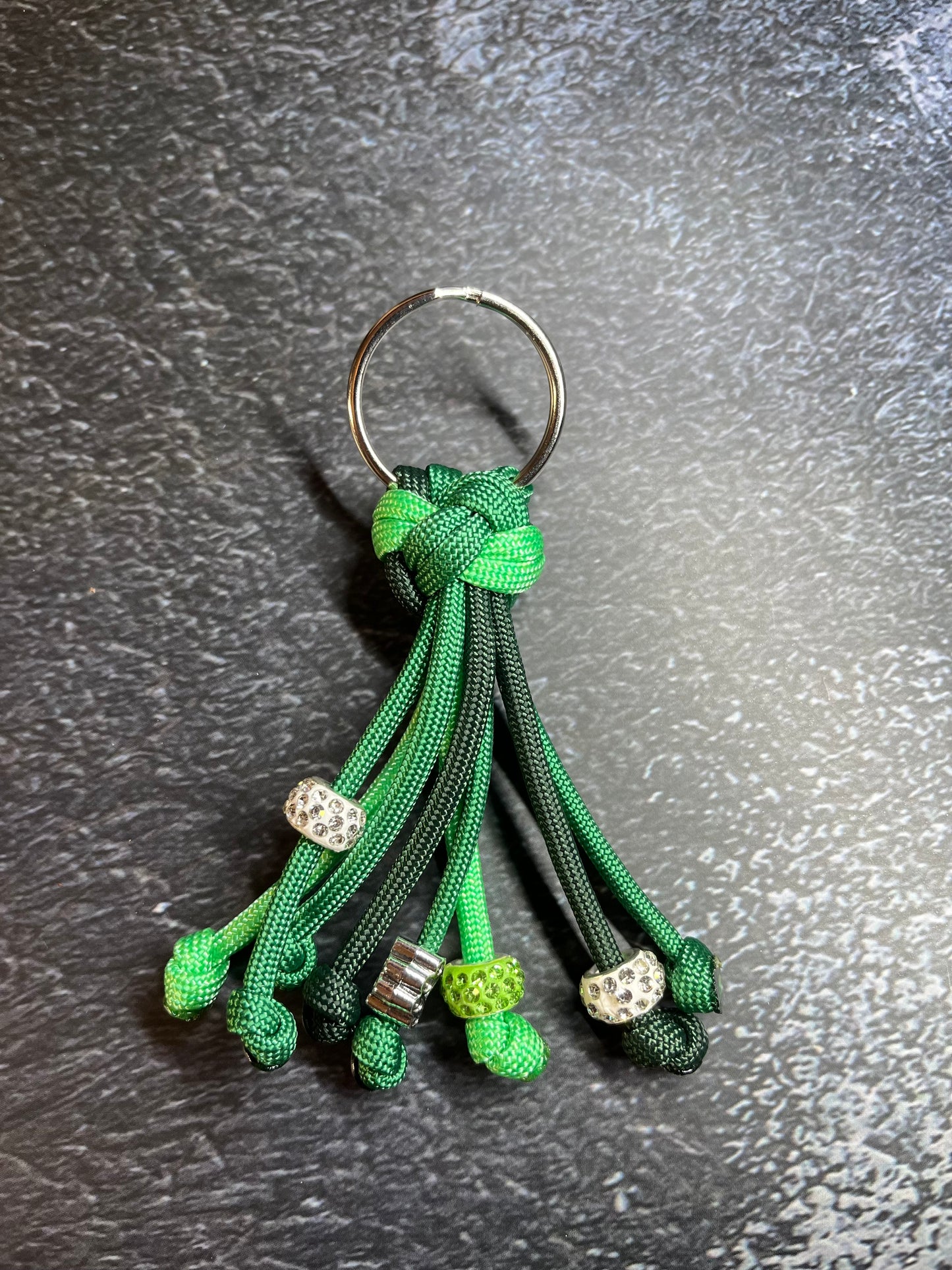Schlüsselanhänger "DiamondFour" - Dark Green/ Kelly Green/ Mint