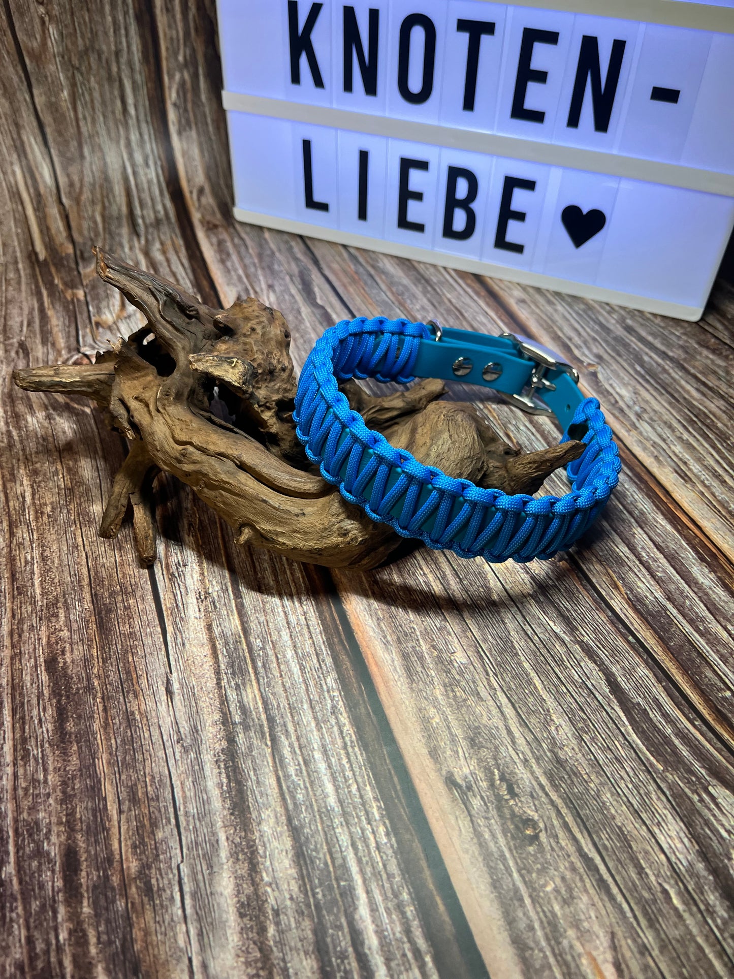 BioThane® meets Paracord - Halsband 19mm