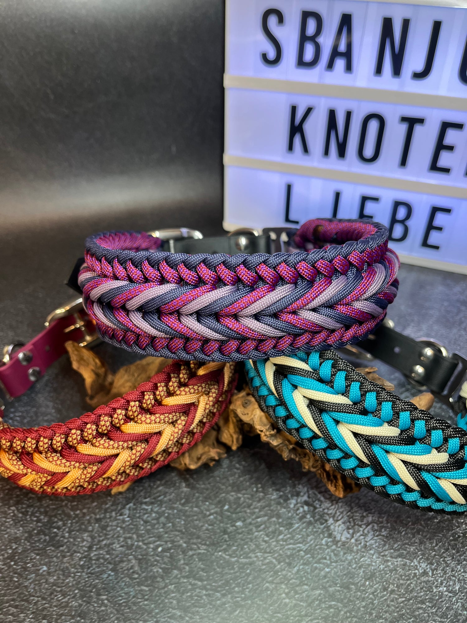 Paracord Halsbänder selbst gestalten
