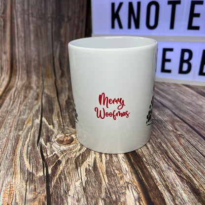 Weihnachtstasse - Pfoten-Weihnachtsbaum
